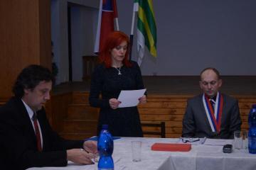 Slávnostné zasadnutie obecného zastupiteľstva Slávnostné zasadnutie obecného zastupiteľstva